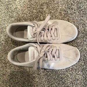 Grey suede Adidas sz 6.5 women’s